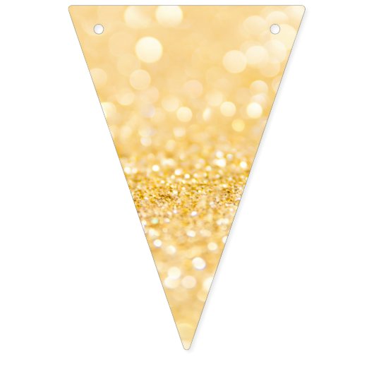 Elegant Sparkle Gold Glitter Vlaggetjes (Tweede vlag)