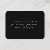 Elegant Sparkle Kortingskaartje (Achterkant)