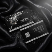 Elegant Sparkling Cleaning Service Business Card Visitekaartje
