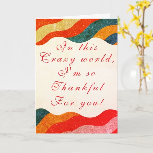 Elegant Sparkly Look Gratitude Birthday Kaart (Gele Bloem)