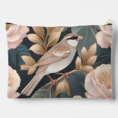 Elegant Sparrow Dusty Pink and Gold Floral Etui (Achterkant)