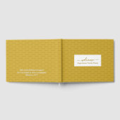 Elegant, speciaal gepersonaliseerd Gold WELCOME Gastenboek (Volledig)
