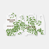 Elegant Speciaal Jubileum Groene Vloeiing Bedankdoosjes (Uitgevouwen)