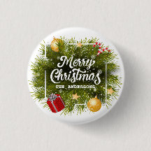 Elegant, speciaal voor kerstbomen ontworpen Button