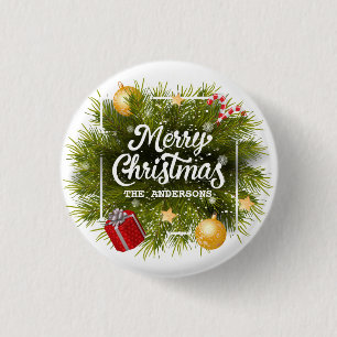 Elegant, speciaal voor kerstbomen ontworpen Button