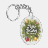 Elegant, speciaal voor kerstbomen ontworpen Sleute Sleutelhanger (Voorkant Links)