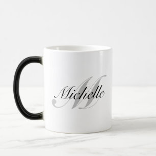 Elegant, speciaal voor zwart wit ontworpen kleuren magische mok