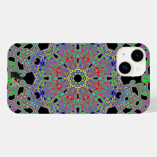 Elegant Spectra Glyph Case-Mate iPhone Case (Achterkant (horizontaal))