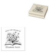 Elegant speels boek op maat uit de bibliotheek van rubberstempel (Gestempeld)