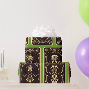 Elegant  spelen Kaart zwart goud Cadeaupapier