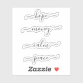 Elegant-spellingkaartenlabels wissen sticker (Vel)