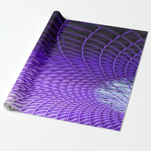 "Elegant Spider Web Wrapping Paper" Cadeaupapier (Uitgerold)