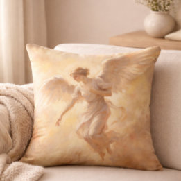 Elegant spiritueel thuisaccent engel kussen