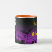Elegant Spooky Halloween Mok (Midden)