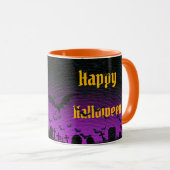 Elegant Spooky Halloween Mok (Voorkant rechts)