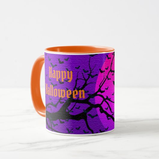 Elegant Spooky Halloween Mok (Voorkant links)