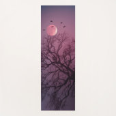 Elegant Spooky Halloween Theme Tree Mon Artwork Yogamat (Voorkant)