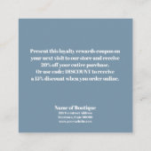 Elegant Spring bloom Boutique Discount Coupon (Achterkant)