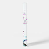 Elegant Spring blossom roze florale Waterverf kuns Case-Mate iPhone Case (Achterkant / Links)