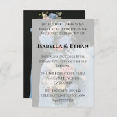 Elegant Spring Daffodil Place Setting Formal  Kaart (Voorkant / Achterkant)