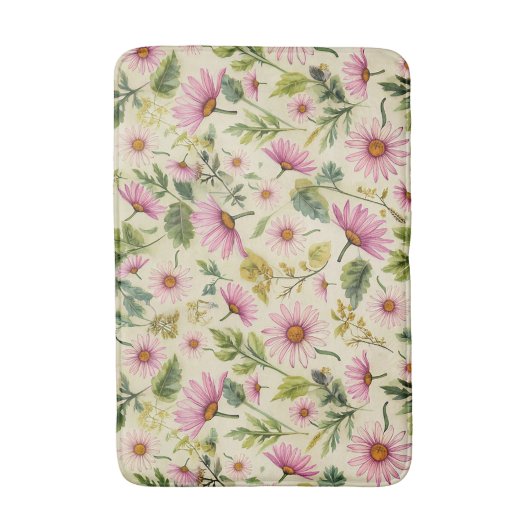 Elegant Spring Floral Badmat (Voorkant Verticaal)