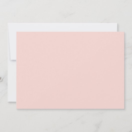 Elegant Spring Floral Blush Peony Wedding Save The Date (Achterkant)