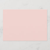 Elegant Spring Floral Blush Peony Wedding Save The Date (Achterkant)