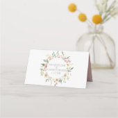 Elegant Spring Floral Blush Pink Peony Plaatskaartje (Achterkant)