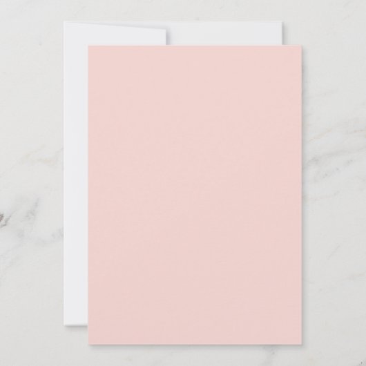 Elegant Spring Floral Blush Pink Peony Wedding Kaart (Achterkant)