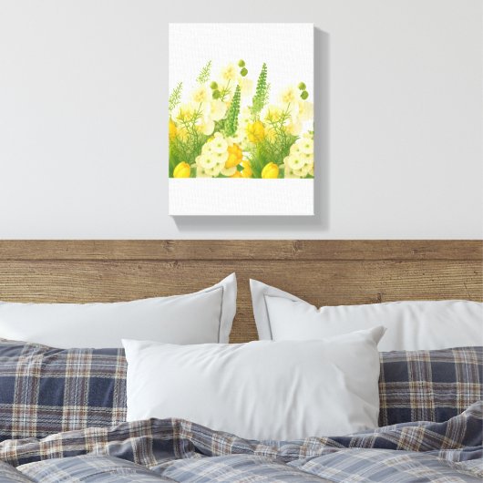 Elegant Spring Floral Bouquet  Canvas Afdruk (Insitu (Slaapkamer))