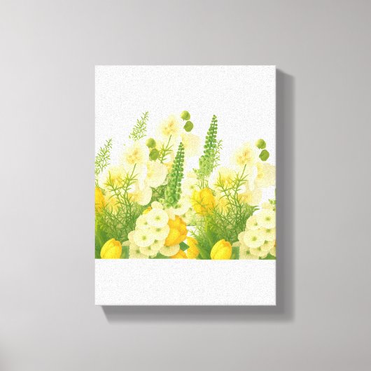 Elegant Spring Floral Bouquet  Canvas Afdruk (Voorkant)