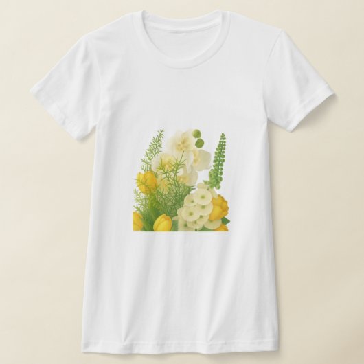 Elegant Spring Floral Bouquet  T-shirt (Laagn)
