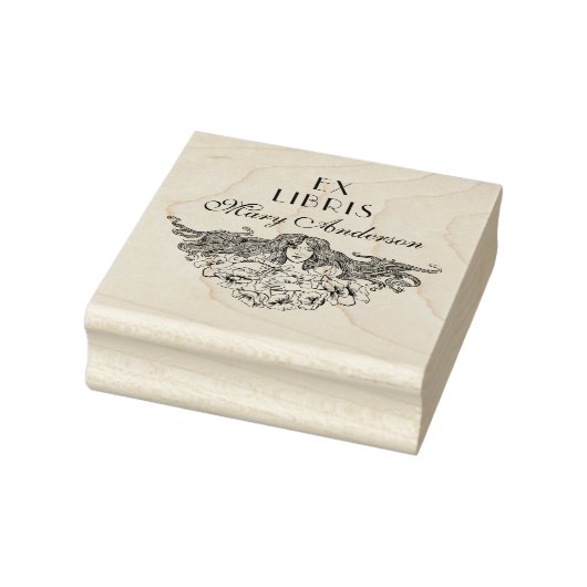  Elegant Spring Floral Custom Library Rubberstempel (Stempel)