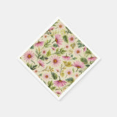 Elegant Spring Floral Servet (Hoek)