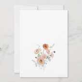 Elegant Spring Floral Vrijgezellenfeest Kaart (Achterkant)