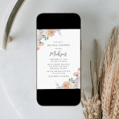 Elegant Spring Floral Vrijgezellenfeest Kaart