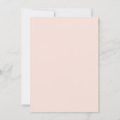 Elegant Spring Floral Waterverf Vrijgezellenfeest Kaart (Achterkant)