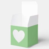 Elegant Spring Floral Waterverf Wreatborder Bedankdoosjes (Geopend)