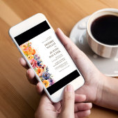 Elegant Spring Floral Wedding Kaart