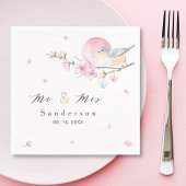 Elegant Spring Floral Wedding Servet