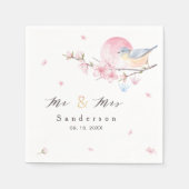 Elegant Spring Floral Wedding Servet (Voorkant)