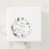 Elegant Spring Greenery | Weddenschap Hartelijk da Bedankjes Labels (In situ)