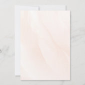 Elegant spring orange flowers with Golden tones Kaart (Achterkant)