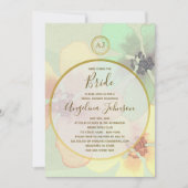 Elegant Spring Summer Waterverf Vrijgezellenfeest Kaart (Voorkant)