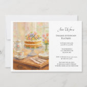 Elegant Spring Tea Party  Kaart (Voorkant)