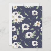 Elegant Spring Waterverf Floral Easter Brunch Inv Kaart (Achterkant)