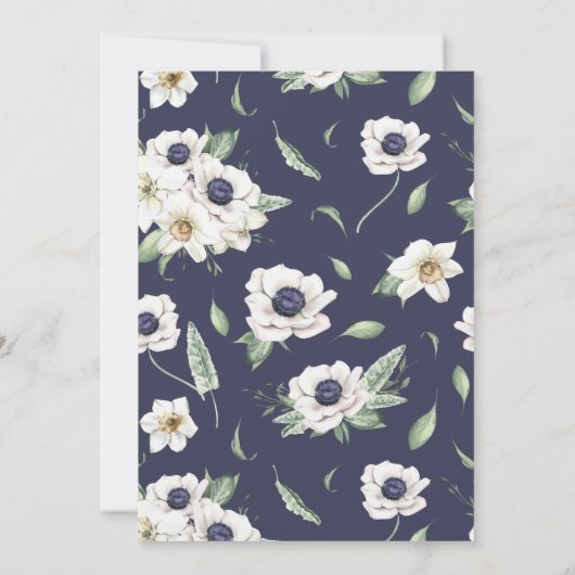 Elegant Spring Waterverf Floral Easter Brunch Inv Kaart