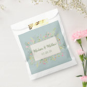 Elegant Spring Wildflower Wedding Bedankzakje (Gezegeld)