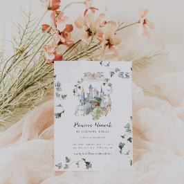 Elegant Sprookje | Princess Verjaardagsfeestje Kaart