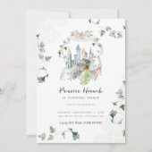 Elegant sprookje | Prinses Verjaardagsfeest Kaart (Voorkant)